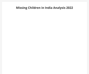 Fork of  Rate of Missing Children Under Age 18,India, year-2022-Map
