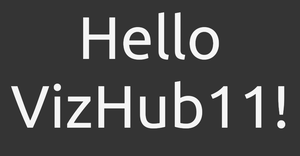 Hello VizHub