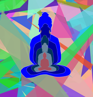 Fork of Fork of Fork of Fork of Fork of Fork of Fork of Buddha in colors -overlapping Buddha