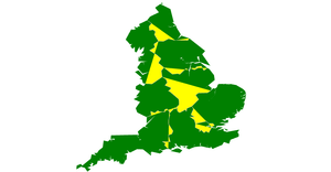 England Regional Map