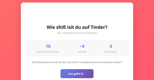 Heiß auf Tinder!