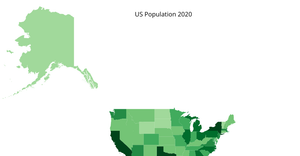 [A9] US Population 2020(Choropleth Map)