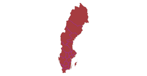 Swedish map