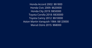 Cars Report