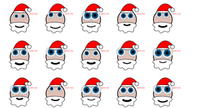 Making a Santa Face with components